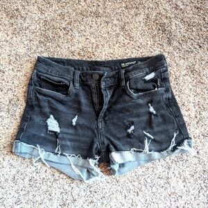 Black Denim shorts
